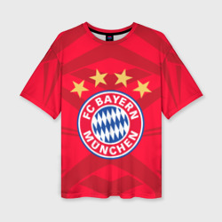 Женская футболка oversize 3D Bayern Munchen