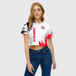 Женская футболка Crop-top 3D Bayern Munchen - фото 2