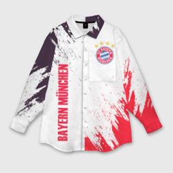 Мужская рубашка oversize 3D Bayern Munchen