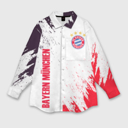 Женская рубашка oversize 3D Bayern Munchen