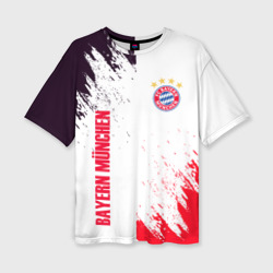 Женская футболка oversize 3D Bayern Munchen