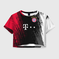 Женская футболка Crop-top 3D Bayern Munchen