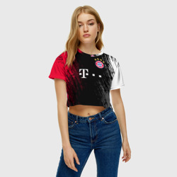 Женская футболка Crop-top 3D Bayern Munchen - фото 2