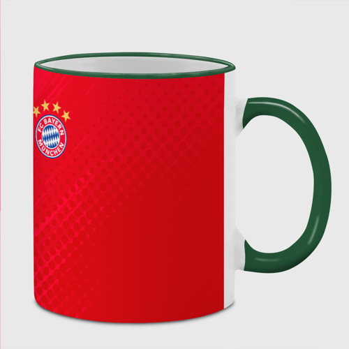 Кружка с полной запечаткой Bayern Munchen, цвет Кант зеленый
