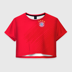 Женская футболка Crop-top 3D Bayern Munchen