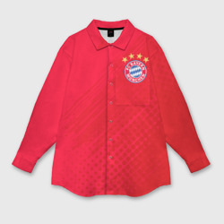 Мужская рубашка oversize 3D Bayern Munchen