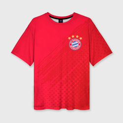 Женская футболка oversize 3D Bayern Munchen