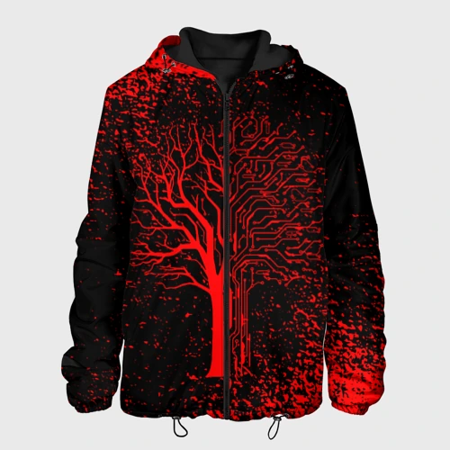 Мужская куртка 3D Cyberpunk 2077