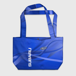 Пляжная сумка 3D Subaru