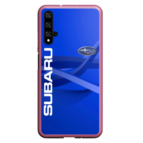 Чехол для Honor 20 Subaru, цвет малиновый