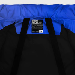 Куртка с принтом Subaru для мужчины, вид на модели спереди №4. Цвет основы: черный