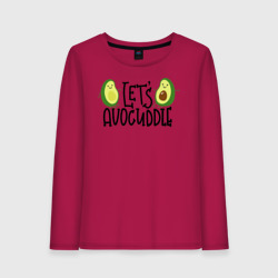 Женский лонгслив хлопок Let's Avocuddle