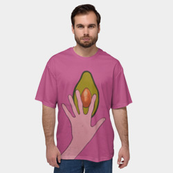 Мужская футболка oversize 3D Avocado - фото 2