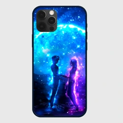 Чехол для iPhone 12 Pro Max Внеземная пара луна ночь