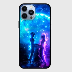 Чехол для iPhone 13 Pro Max Внеземная пара луна ночь