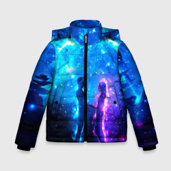 Зимняя куртка для мальчиков 3D Внеземная пара луна ночь