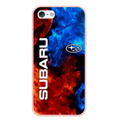 Чехол для iPhone 5/5S матовый Subaru