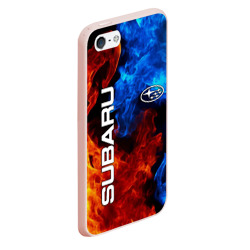 Чехол для iPhone 5/5S матовый Subaru - фото 2