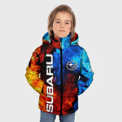Зимняя куртка для мальчиков 3D Subaru - фото 2