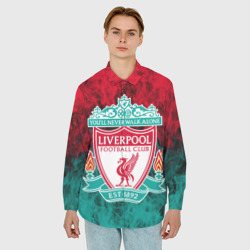 Мужская рубашка oversize 3D Liverpool - фото 2