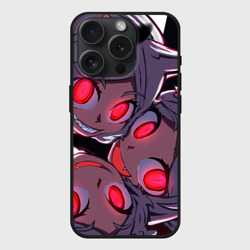 Чехол силиконовый для Apple iPhone 15 Pro матовый Милые Цербер Демоницы