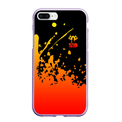 Чехол для iPhone 7Plus/8 Plus матовый Sword Art Online, цвет светло-сиреневый