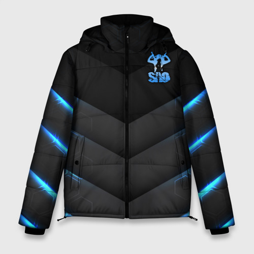 Мужская зимняя куртка 3D Sword Art Online, цвет черный