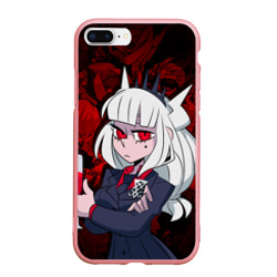 Чехол для iPhone 7Plus/8 Plus матовый Helltaker lucifer