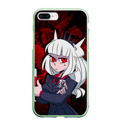 Чехол для iPhone 7Plus/8 Plus матовый Helltaker lucifer