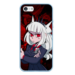 Чехол для iPhone 5/5S матовый Helltaker lucifer