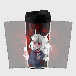 Термокружка-непроливайка Helltaker lucifer - фото 2