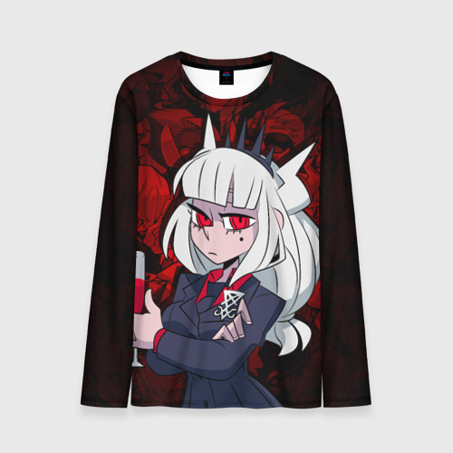 Мужской лонгслив 3D Helltaker lucifer