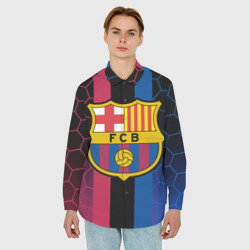 Мужская рубашка oversize 3D Barselona - фото 2