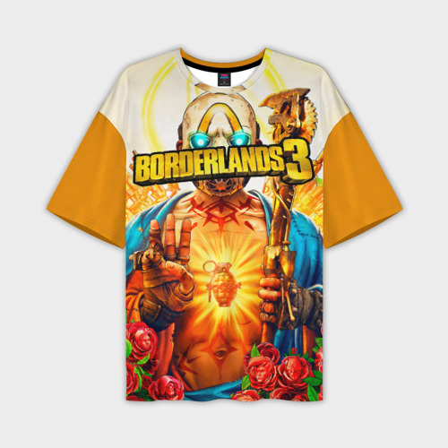 Мужская футболка oversize 3D Borderlands 3, цвет 3D печать