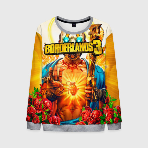 Мужской свитшот 3D Borderlands 3, цвет меланж