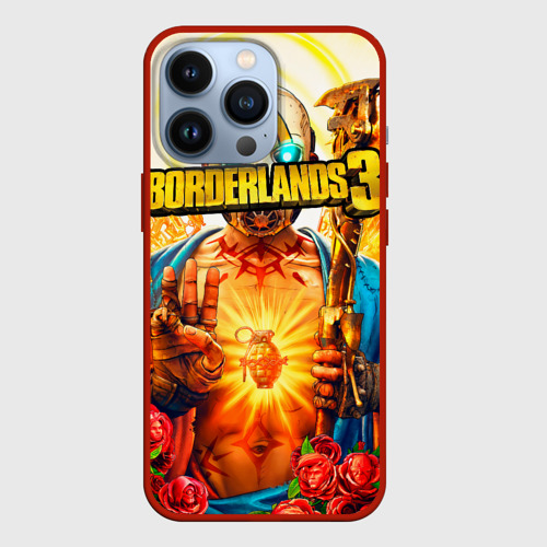 Чехол для iPhone 13 Pro Borderlands 3, цвет красный