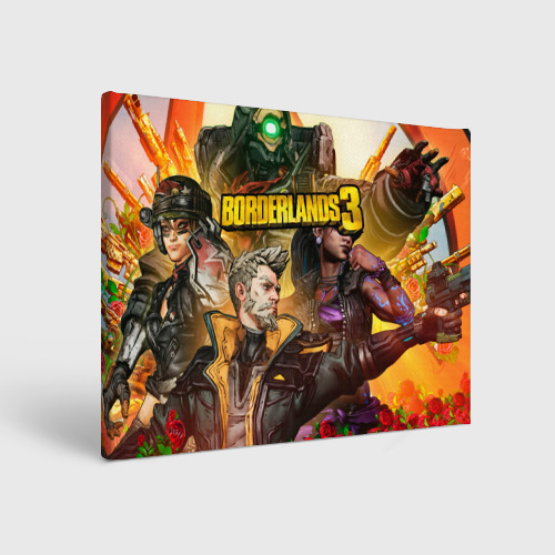 Холст прямоугольный Borderlands 3 - Зейн Флинт, цвет 3D печать