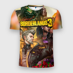 Мужская футболка 3D Slim Borderlands 3 - Зейн Флинт