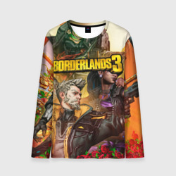 Мужской лонгслив 3D Borderlands 3 - Зейн Флинт