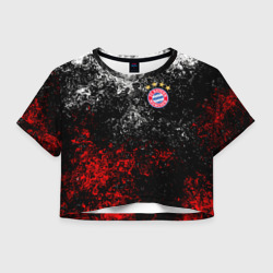 Женская футболка Crop-top 3D Bayern Munchen