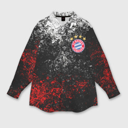 Женская рубашка oversize 3D Bayern Munchen