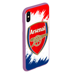 Чехол для iPhone XS Max матовый Arsenal - фото 2