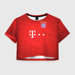 Женская футболка Crop-top 3D Bayern Munchen