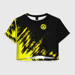 Женская футболка Crop-top 3D Borussia