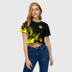 Женская футболка Crop-top 3D Borussia - фото 2