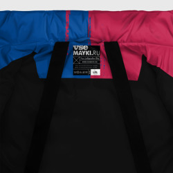 Куртка с принтом Barselona для мужчины, вид на модели спереди №4. Цвет основы: черный