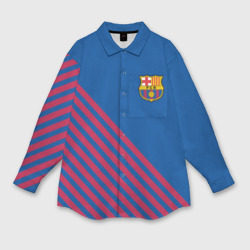 Мужская рубашка oversize 3D Barselona