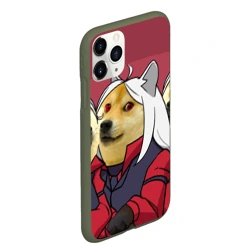 Чехол для iPhone 11 Pro Max матовый Хеллтейкер Догго - фото 2