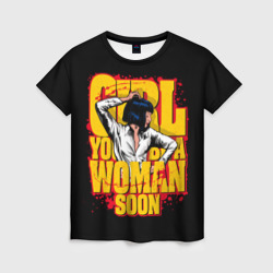 Женская футболка 3D Мия из криминального чтива