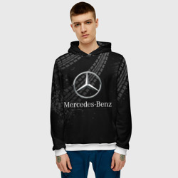 Мужская толстовка 3D Mercedes - фото 2